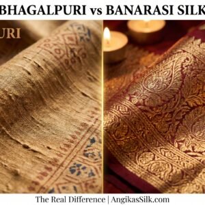 Bhagalpuri Silk vs Banarasi Silk — The Real Difference (No Hype, Just Facts)